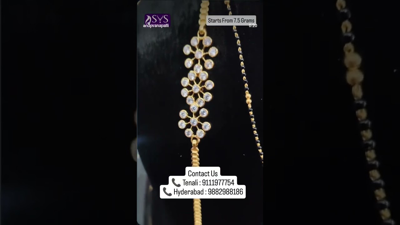 Customised Flower Lockets Thali Chains 