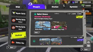 Splatoon 3 Longplay | Monthly Challenge - Splat Zones
