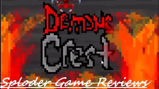 Sploder Game Reviews: Demons Crest X