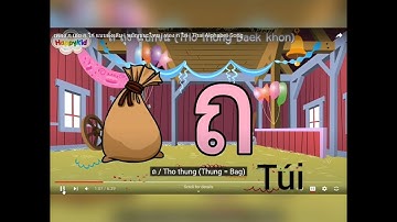 Nhớ làu làu 44 phụ âm tiếng Thái trong tích tắc