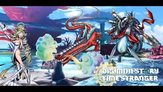 Digimon Story Time Stranger We Help Neptunemon And Venusmon Battle Leviamon