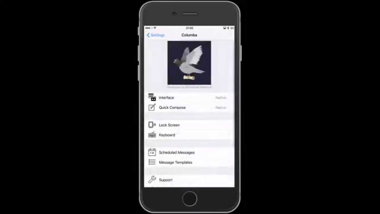 [Demo] Columba - BiteSMS like Quick Reply/ Quick Compose Cydia Tweak for iOS 9