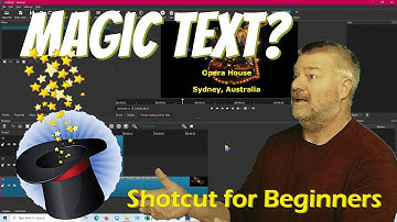 Shotcut- Magic Text -Appearing and Disappearing (Shotcut Keyframes Tips)