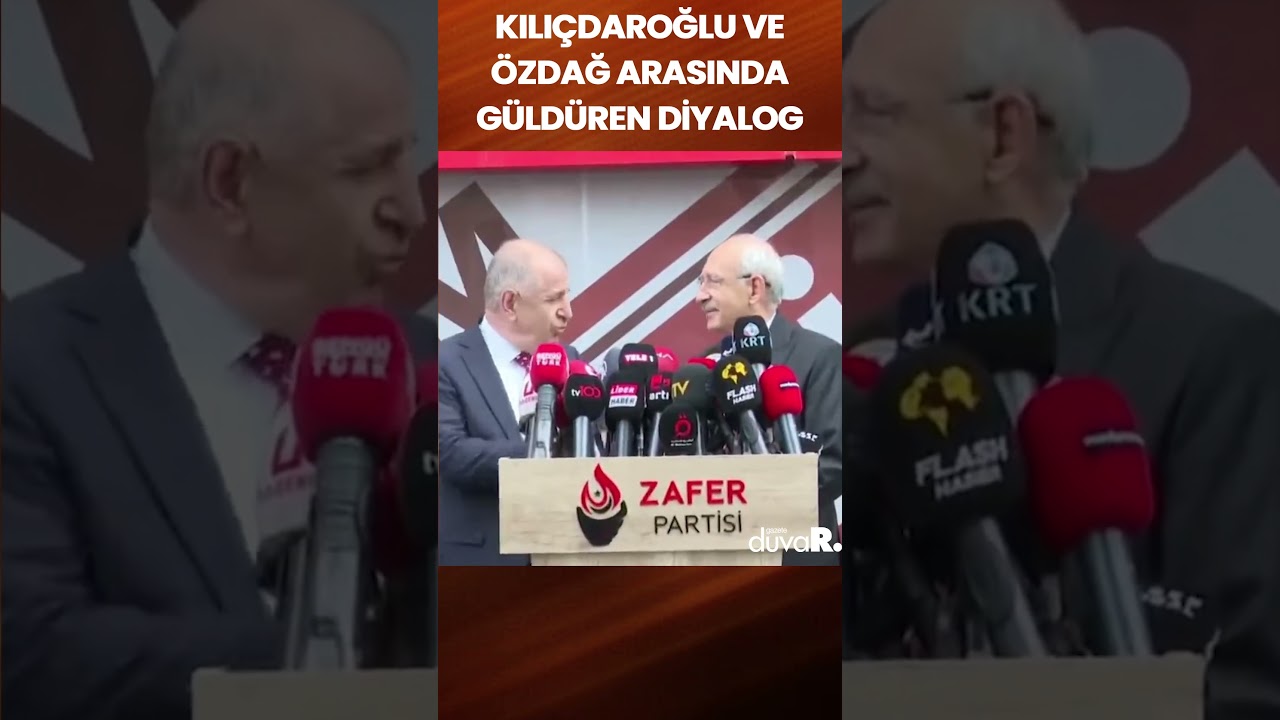 ⁣Kılıçdaroğlu ve Ümit Özdağ arasında güldüren diyalog | #Shorts