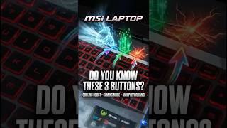 MSI Laptop Trick: Boost Performance With Just ONE Click! 🔥 #msilaptop #msi #laptop #pc