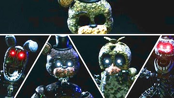 The Joy of Creation Story Mode All Animatronics [ EXTRAS MENU]