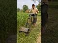 🚲साइकिल से चलने वाली घास काटने की मशीन🚜😱 #grosscutter🌱 #1no. #desijugaad #farming #shorts