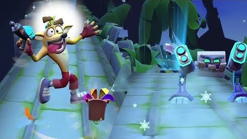 Crash Bandicoot: On the Run! Frosty Mini Robot Lvl 1