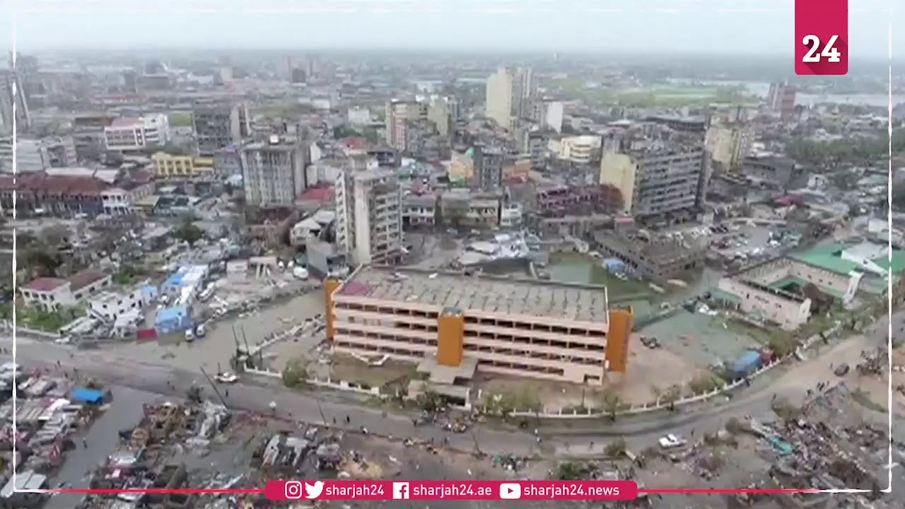 Drone images show damage in Beira, Mozambique after cyclone Idai