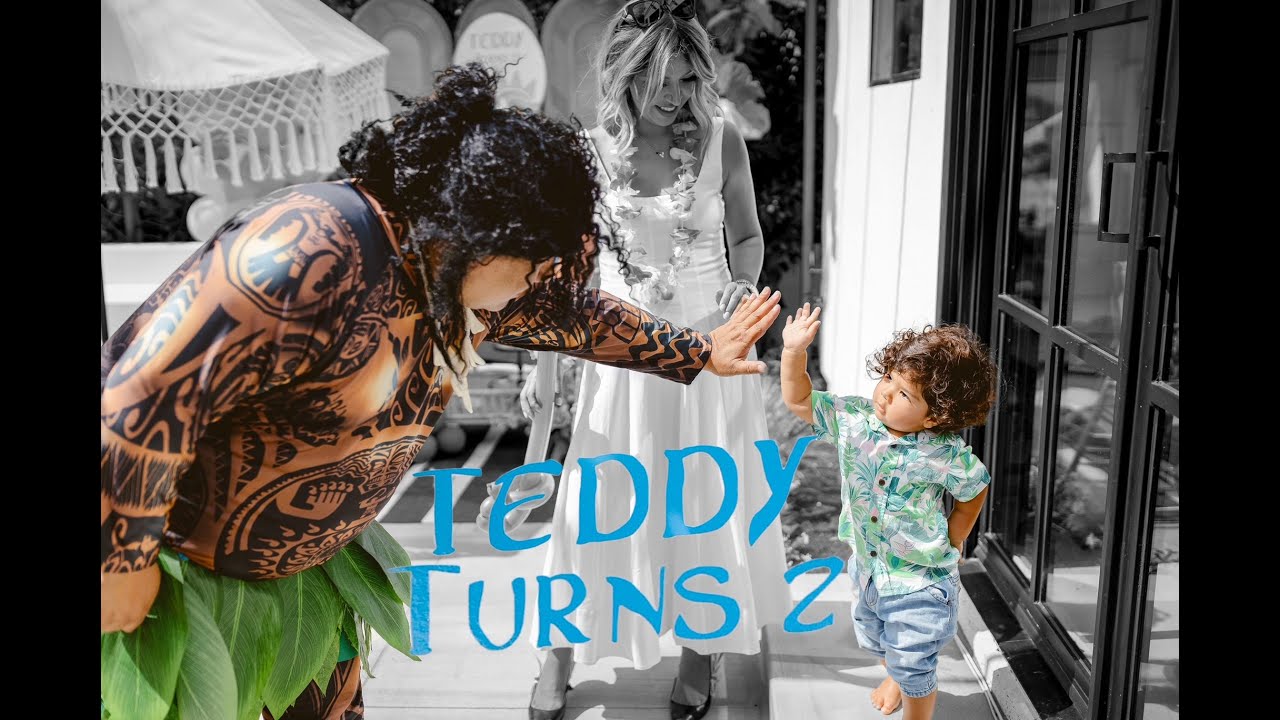 Teddy turns 2 Moana and Maui themed party