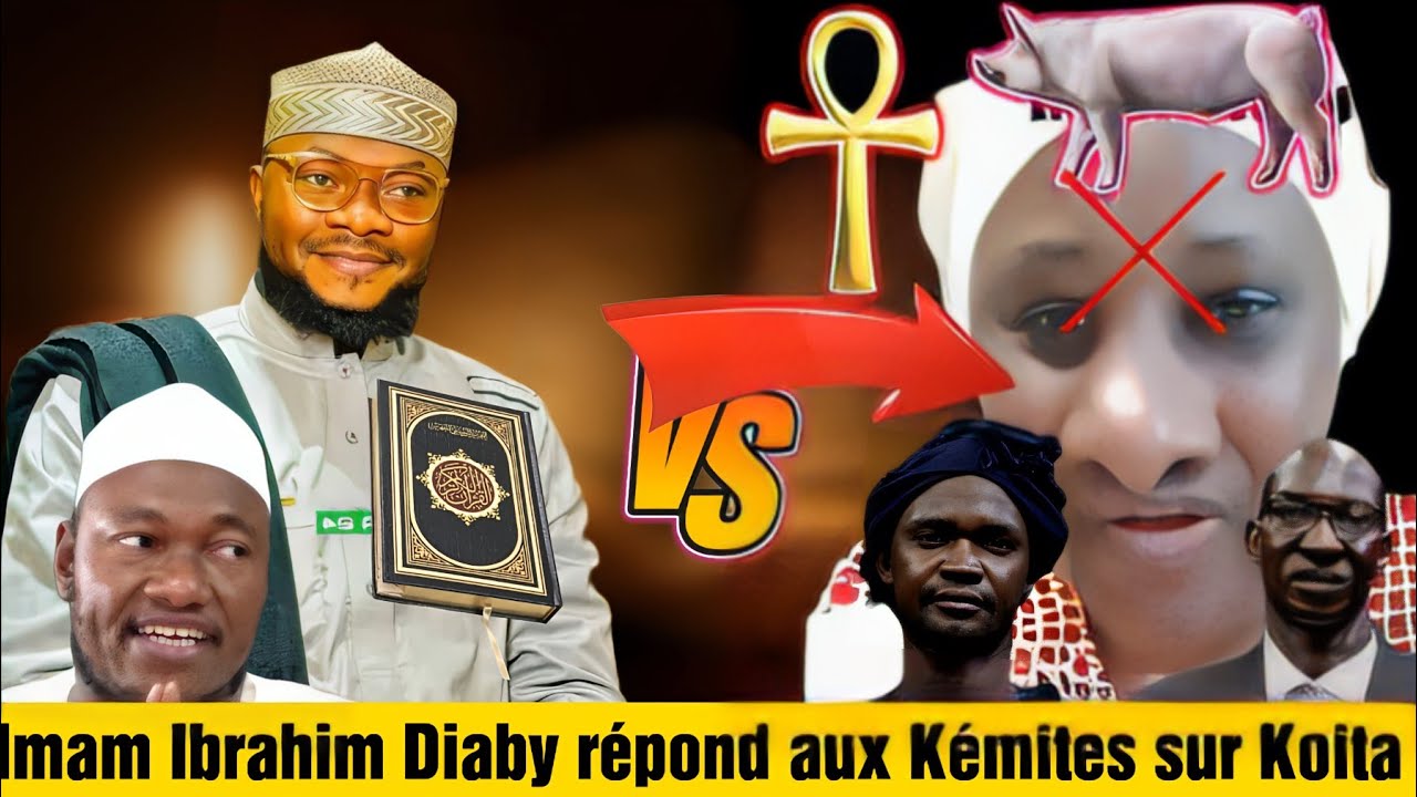 Droit de réponse par imam Ibrahim Diaby à la femme mécréant kamite qui