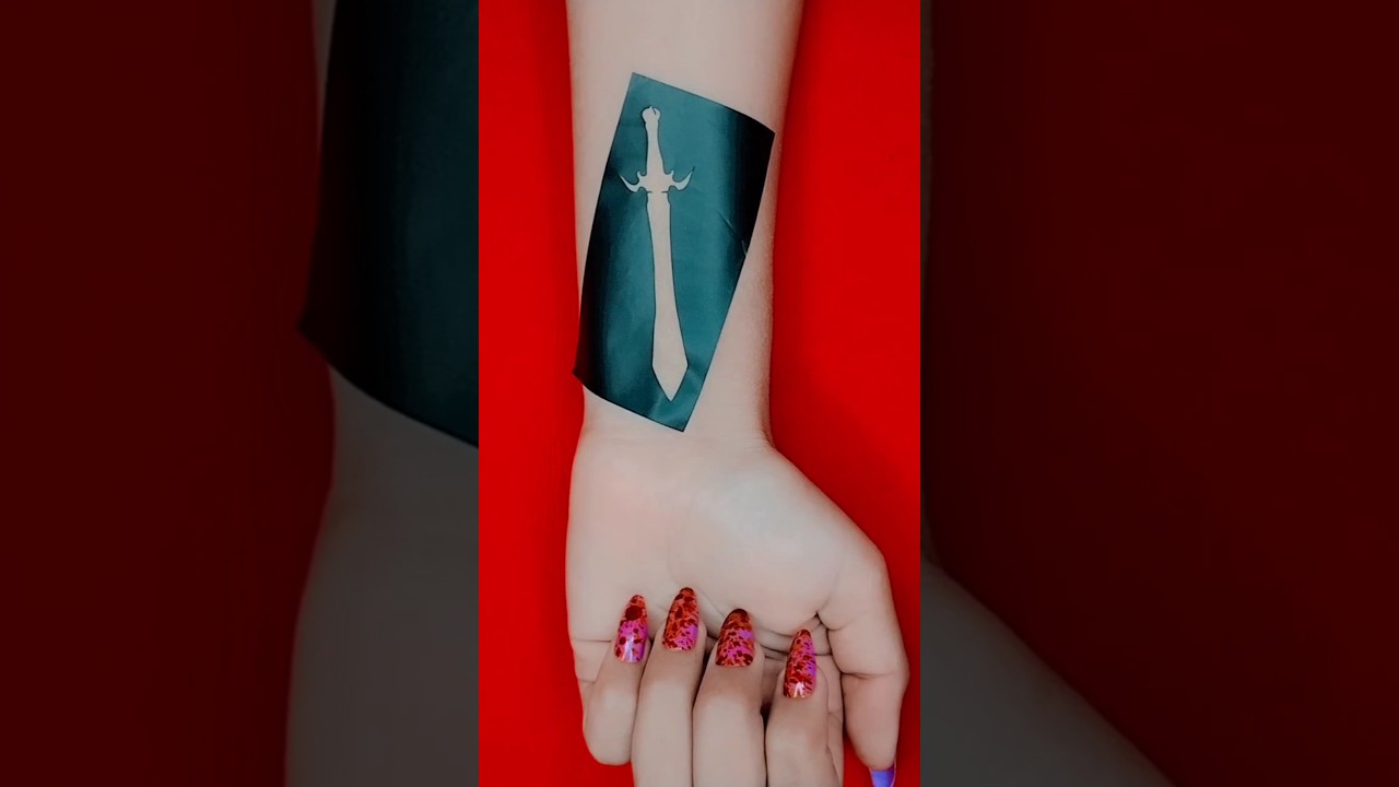 beautiful tattoo sticker design #shorts