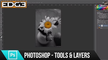 Photoshop CS6 Tutorial for Beginners - Tools and Layers HD