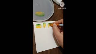 How to add two colors for stroke painting| Acrylic painting