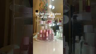 Your lip gloss at my house #music #hiphop #rap #song #preppyyyy #skincareproducts #skincare