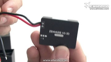 eHIROBO.com open box DJI Zenmuse H3-3D 3-axis Brushless Camera Gimbal for GoPro (Standard)