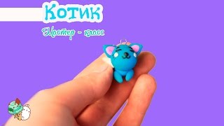 Лепим котика😽/polymer clay