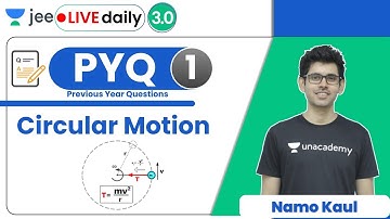 JEE: Circular Motion PYQ - 1 | Unacademy JEE | IIT JEE Physics |  Namo Kaul