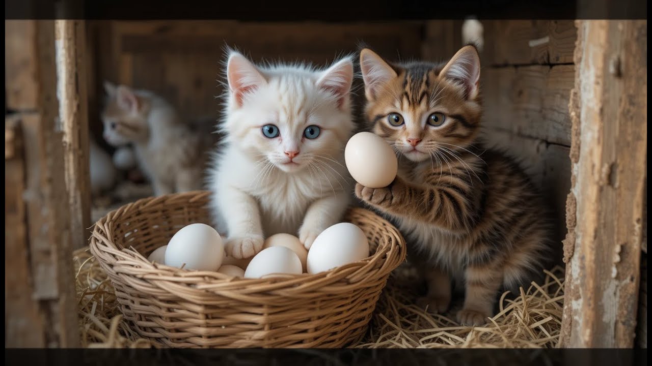 Farm Cat Workers | Learning Melodies @learningmelodies01  @Animals  @CuteCats  @PetsSwag  @kittens ​
