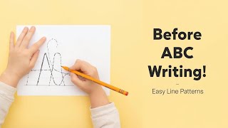 Pre-Writing Line Patterns for Kids | Left Right Top Bottom | Preschool Writing Practice