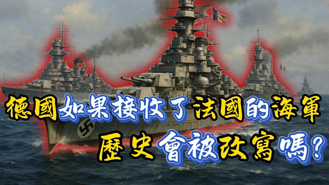 二戰的德國如果吸納了法國的海軍，歷史會被改寫嗎？對盟軍的海軍有多大威脅？