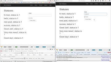 Ratchet socket + jquery + handlebars + yii2