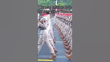 Look Like Robot Military Parade! #shorts  #military #chinamilitary #militaryparade