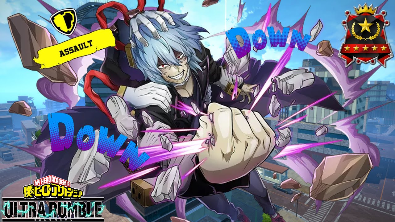 High damage assault shigaraki ranked gameplay |my hero ultra rumble