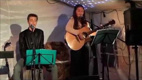 The Vamps - Oh Cecilia (Breaking My Heart) ft. Shawn Mendes ( Cover By Trouble4Two ) LIVE