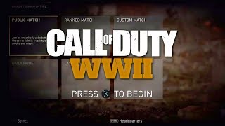 THE MAIN MENU