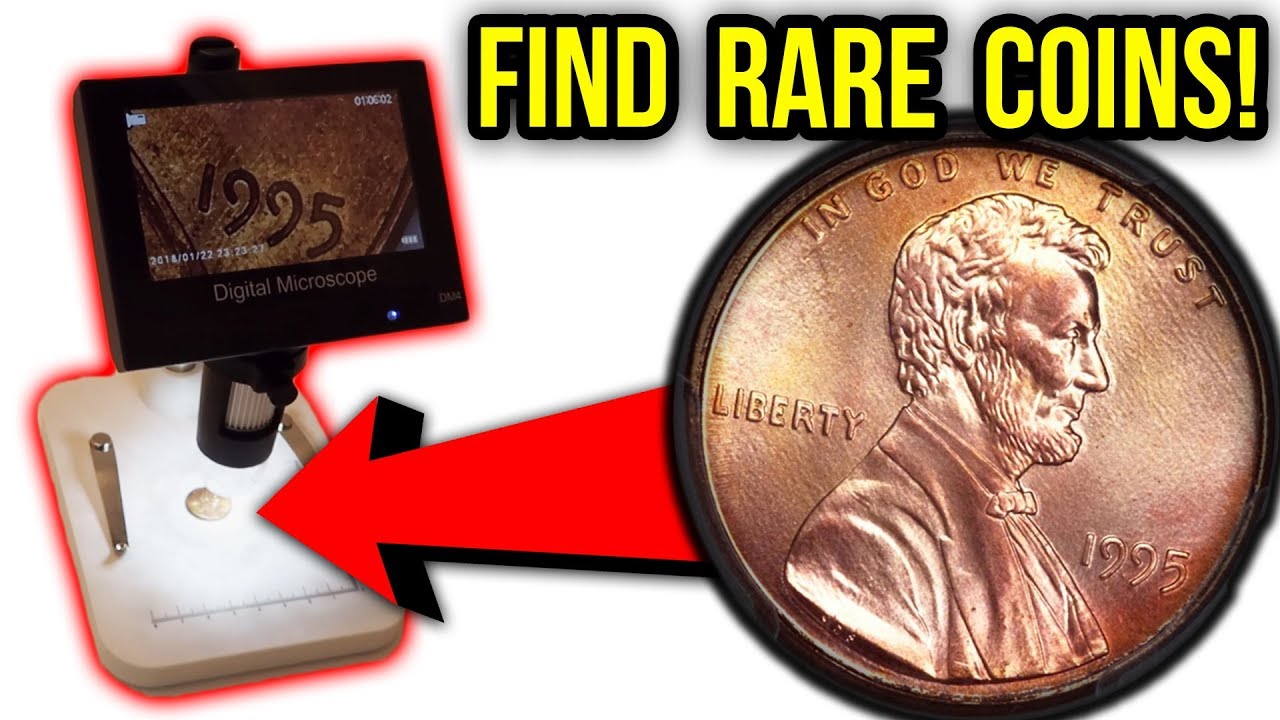 Find Rare Coins with this USB Coin Microscope!! Micrscope Set up! 