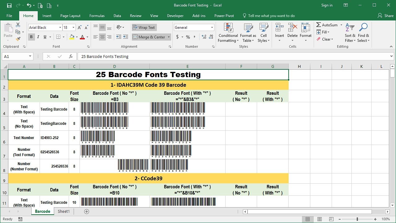 barcode maker for excel