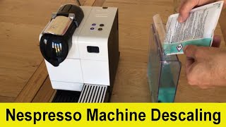 How descale your Nespresso Lattissima coffee machine -