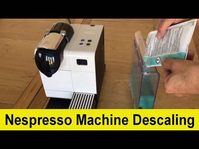 How descale your Nespresso Lattissima coffee machine -