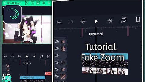 Tutorial smooth fake zoom // alight motion tutorial #2
