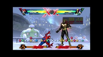 UMVC3 Spider-Man Ultimate Web Throw Glitch
