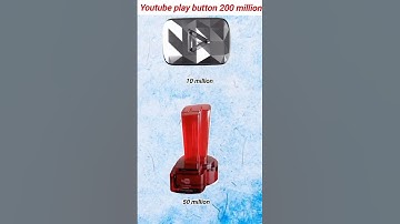 youtube play button for 200 million and 1 billion 😱🤯 #ytshorts #playbutton #shorts