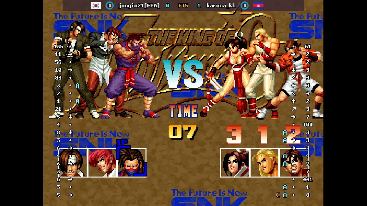 The King of Fighters '95 - 🇰🇷 jungin21[EPA](B) vs 🇰🇭 karona_kh