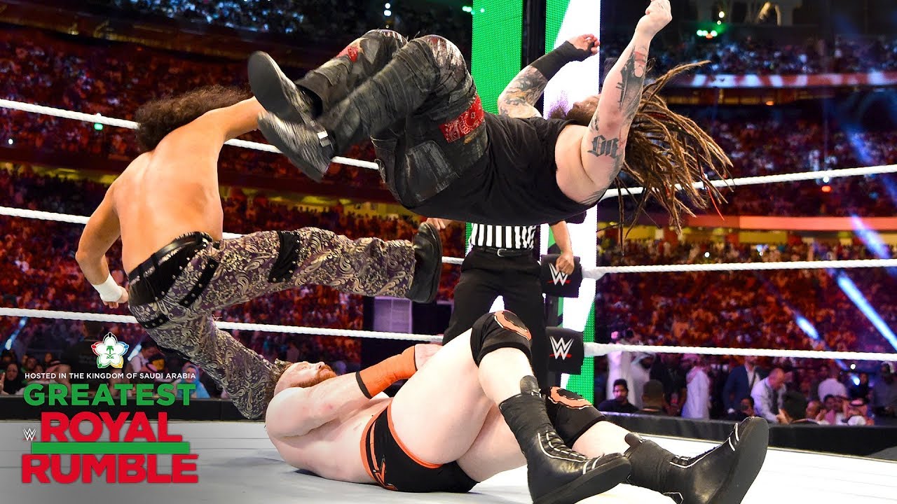 Matt Hardy &amp; Bray Wyatt deliver a &quot;wonderful!&quot; tag team attack: Greatest Royal Rumble (WWE Network)