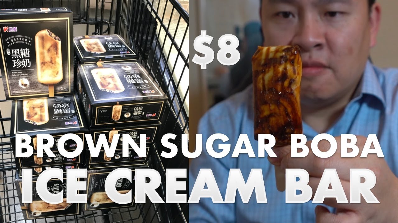 Brown Sugar Boba Ice Cream Bar REVIEW - YouTube.