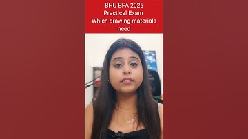 BHU BFA practical exam 2025 | Drawing material need during exam | #bhu b#bfa #shortsfeed #cuet