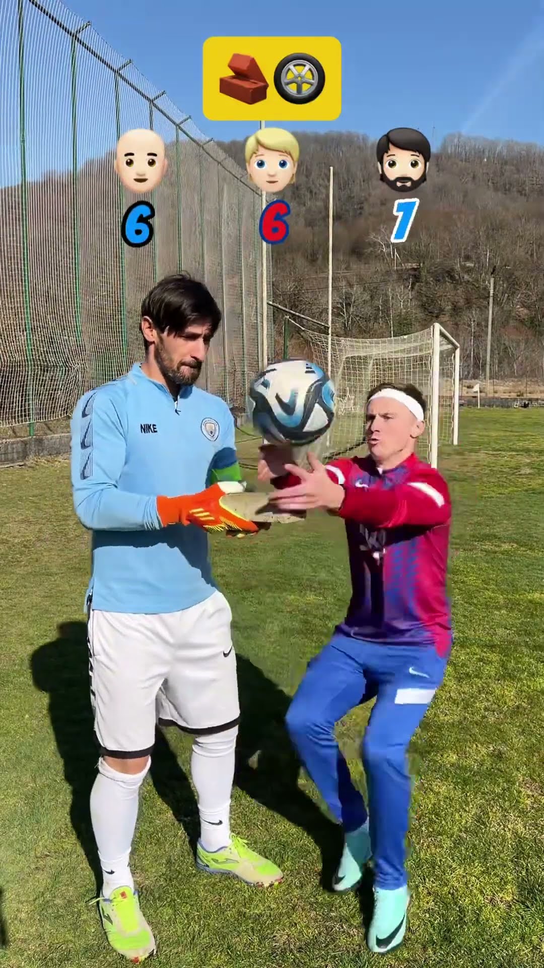 ❌ UNBELIEVABLE CHALLENGE: ?BRICK AND ?WHEEL SOCCER DUEL  ⚽️