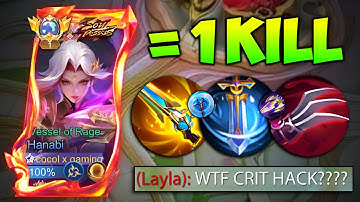 META HANABI NEW ABNORMAL BURST CRIT DAMAGE BUILD!🔥 (must try) HANABI BEST 1 HIT BUILD 2025!!