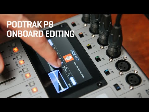 The Zoom Podtrak P8 : Editing Functions