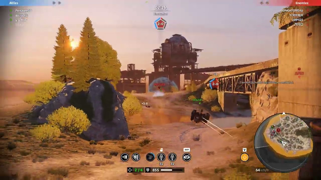 Crossout CW T0XIK vs FEUDO