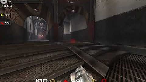 QuakeLive Rocket Jump Training Speed Run