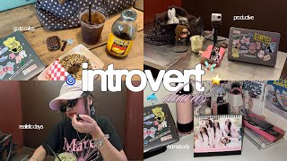 introvert diaries 🧚🏻‍♀️ realistic days, being productive, cozy homebody, cafes, journaling