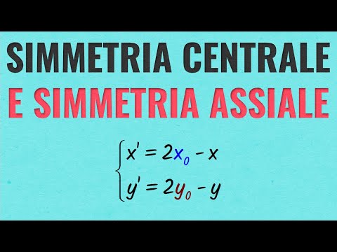 Simmetria Centrale e Simmetria Assiale - Simmetria Rispetto a un Punto e Rispetto a una Retta