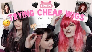 trying cheap wigs from youvimi🤭