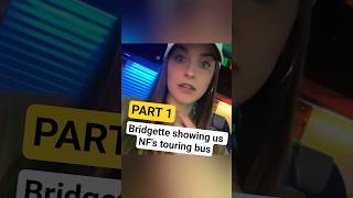 Bridgette showing us NF's touring bus 🤣#nf #nfrealmusic #nfrealfans #couplesgoles #funny #shorts